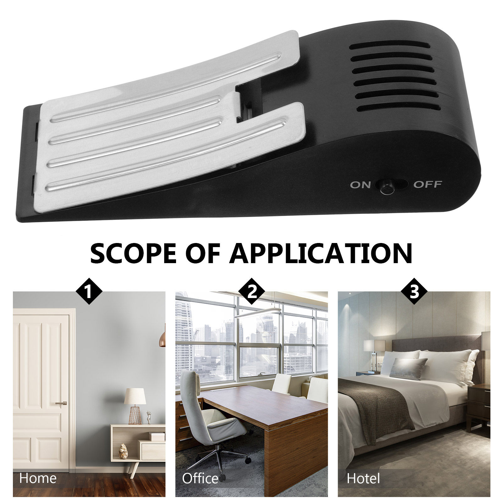 Security Door Alarm Wedge Stur - đánh giá và giá Door Stop Alarm